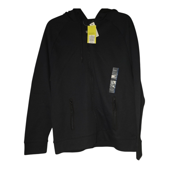 NWT All in Motion Black Zip Up Sweater - Picture 1 of 1